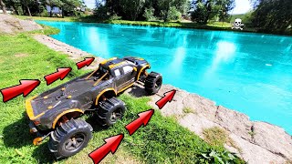 Schafft der 6x6 XMAXX es über WASSER ZU FAHREN?