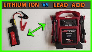 Lithium Ion vs Lead Acid Portable Car Jump Starters