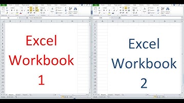How to open and view 2 Excel workbooks at the same time