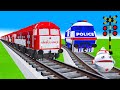 電車アニメ | Railway Crossing | 電車アニメ |railroad crossing fumikiri train #3