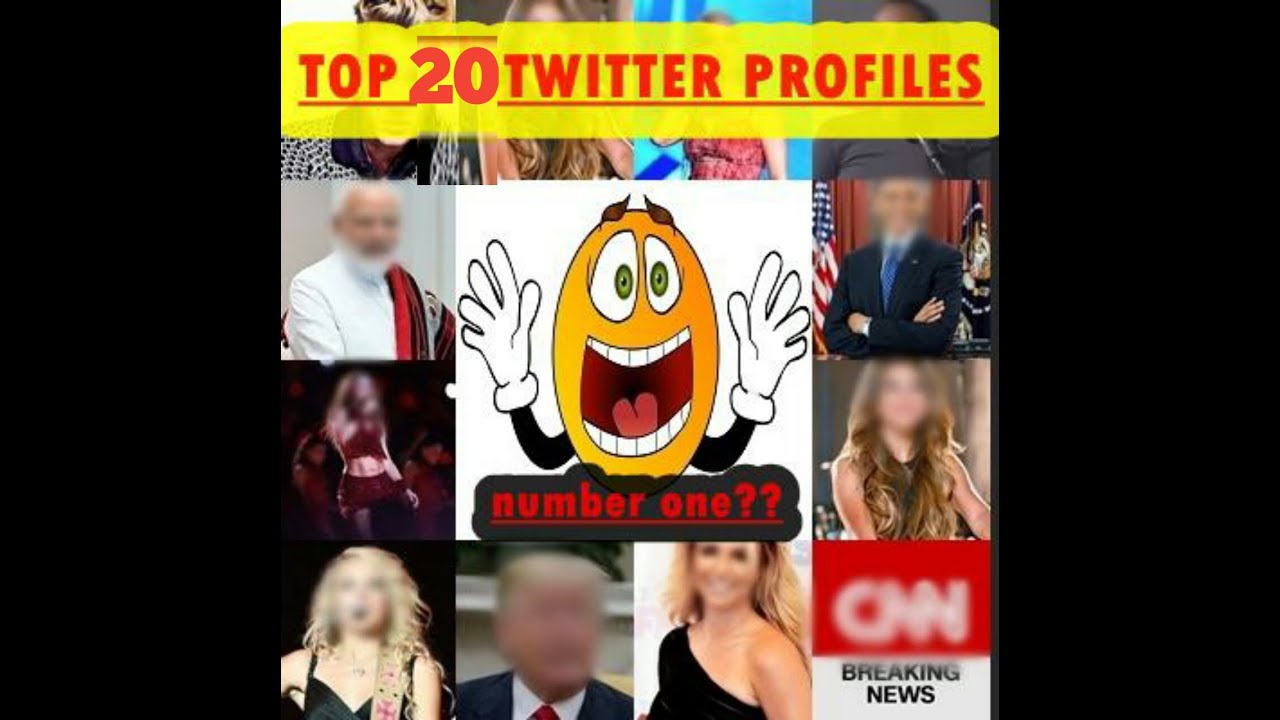 Top 20 Most Followed Twitter Accounts 2020 YouTube