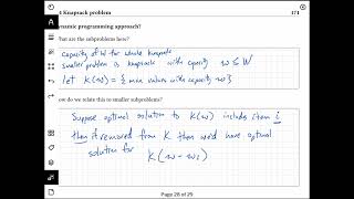 ECE 406 W23 Dynamic Programming - The Knapsack Problem