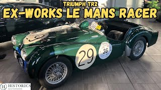 Le Mans Works Triumph! 1955 Triumph TR2 ex-Works 24-Hours History | Historics Auctioneers