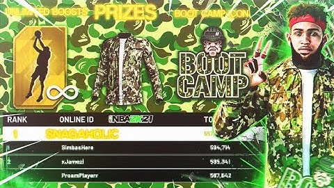 I WON BOOTCAMP EVENT IN NBA 2K21! I FINALLY GOT UNLIMITED BOOST IN NBA 2K21!