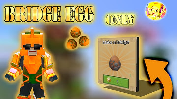 BRIDGE EGG Only Challenge In Egg Wars | Blockman Go Gameplay (Android , iOS)