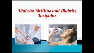 الفرق بين السكر الحقيقي والسكر الكاذب / Diabetes Mellitus and Diabetes Insipidus