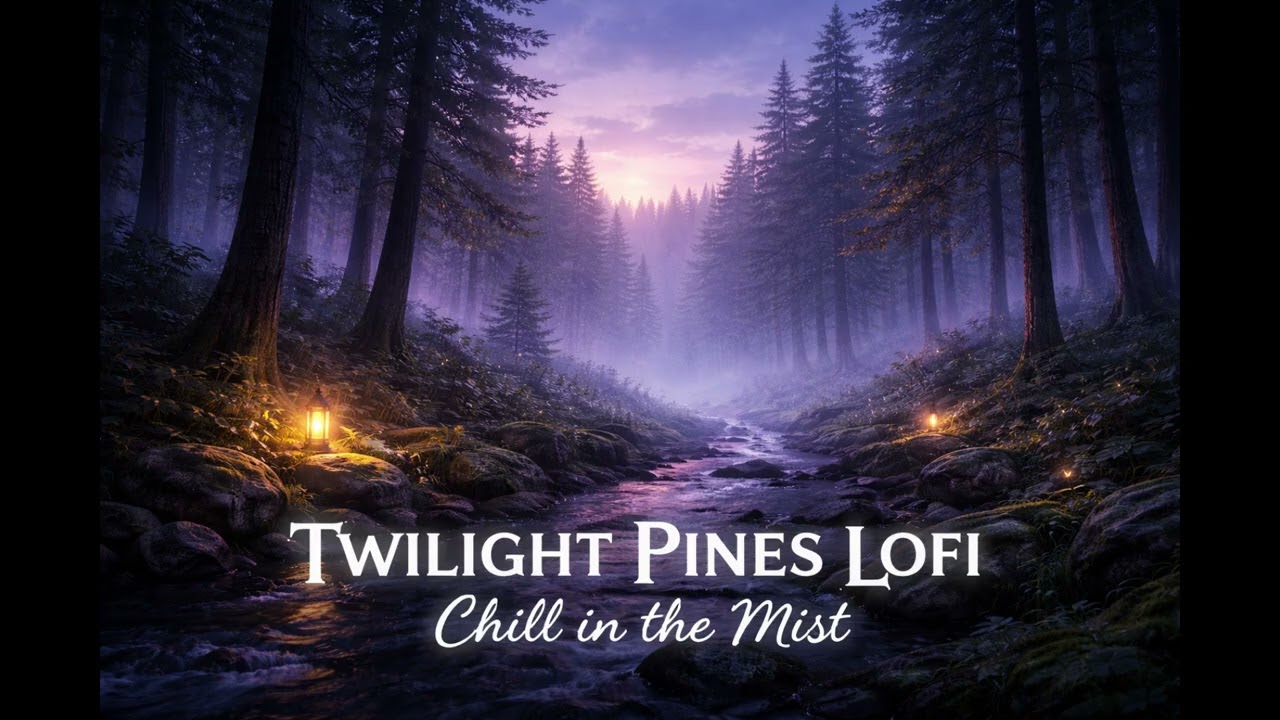 Twilight Pines Lofi – Chill in the Mist | Forest Ambient Beats for Sleep & Relax