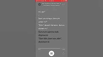 Thumbnail of Ümit Besen,Pamela Spence - Seni Unutmaya Ömrüm Yetermi - Speedup Lyrics  #spotify #speedup #lyrics