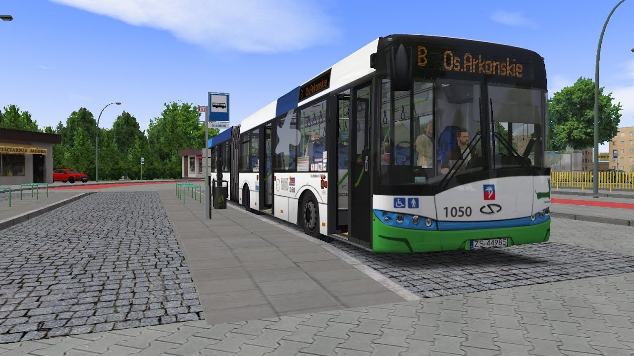 OMSI 2 | Szczecin Linia B Osiedle Arkońskie - Osiedle Słoneczne
