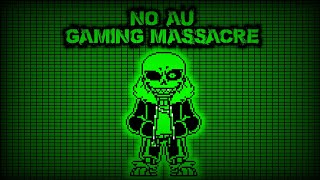 {Re-Reupload} [No AU] Gaming MASSACRE (UF MASSACRE itso Gaming Addiction)