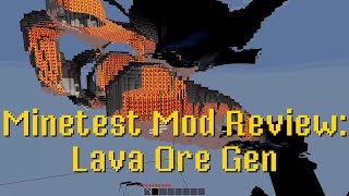 Minetest Mod Review: Lava Ore Gen