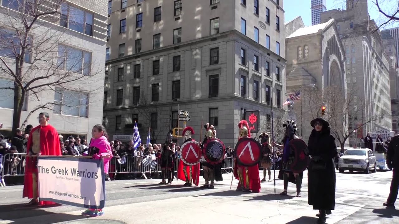 Greek Independence Parade~NYC~2015~Greek Folkloric Group and Greek Warriors~NYCParadelife
