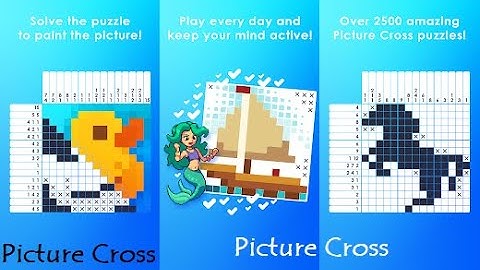 Picture Cross Puzzle Game, Basic and Easy, Nanogram com | #4SG