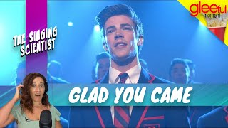 Vocal Coach Reacts to GLEE Glad You Came | WOW! He was...