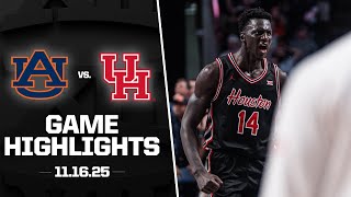 #1 Houston vs. #22 Auburn Game Highlights | 2025-26 Big 12 Men’s Basketball