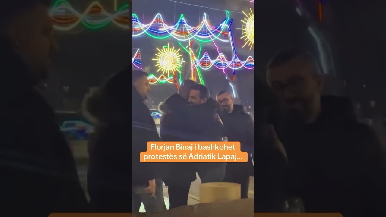Florian Binaj i bashkohet protestës së Adriatik Lapajt