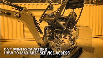How to Maximize Service Access with a Tilt Up Cab on Cat® Next Generation 1-3.5 Ton Mini Excavators