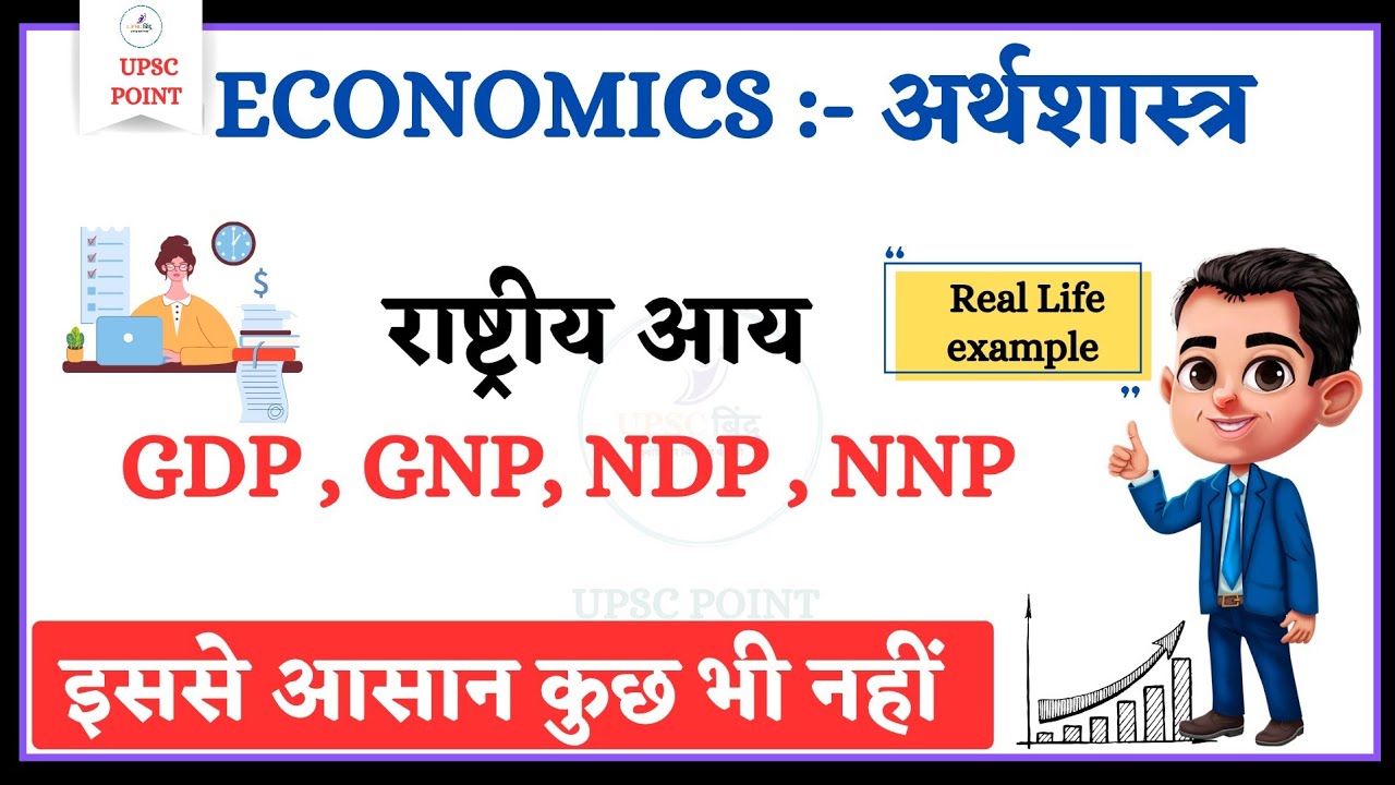 GDP, GNP, NDP, NNP Kya Hai? । National Income । राष्ट्रीय आय। Indian Economy । Economic trick