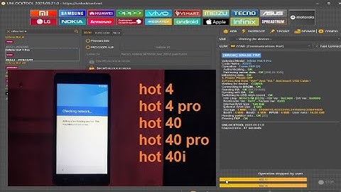 infinix hot 4 pro X556 , X5510 | frp bypass with unlock tool 2025