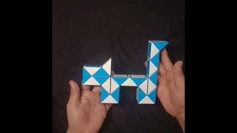 How to make fox with snake cube #shorts
