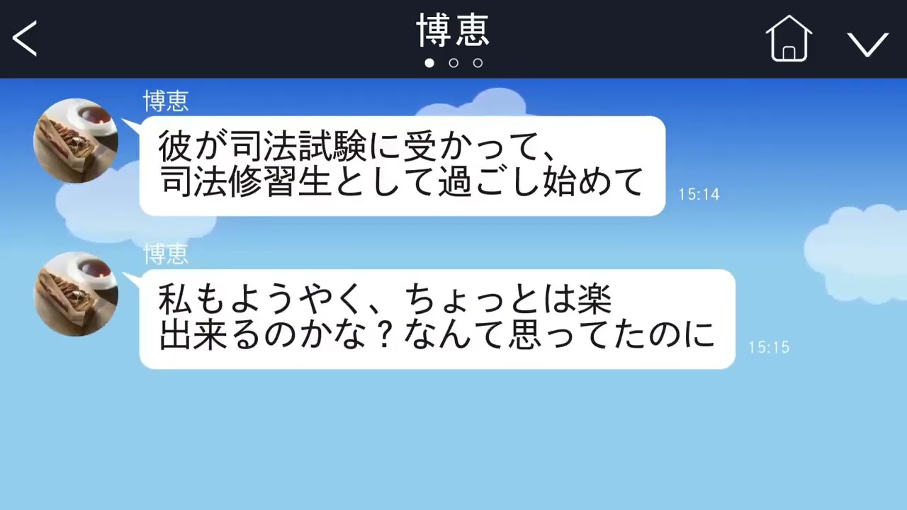 【LINE】弁護士を目指す彼「同棲して俺を支えてほしい」仕事しながら家事１００％は無理なのでお別れ→後輩女子「私なら家事１００％だって平気です」→結果【総集編】