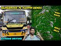 🥵TNSTC Extreme Hill Driving!! KOLLI Hills Travel vlog!! 70 Harpin Bends!!