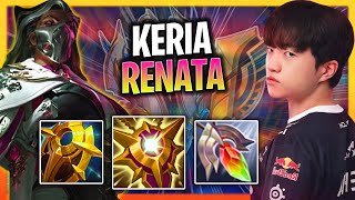 KERIA IS READY TO PLAY RENATA! | T1 Keria Plays Renata Support vs Bard!  Season 2024