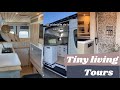 Tiny house tours on Tiktok #vantour #tinyhome