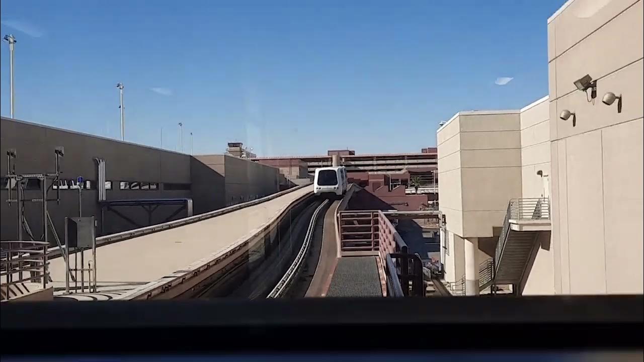 Las Vegas airport terminal tram YouTube
