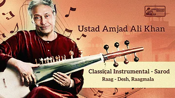 Amazing Sarod by Ustad Amjad Ali Khan | Hindusthani Classical Music | Desh Raga