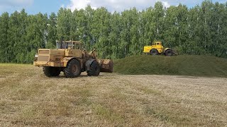 Работа техники в хозяйстве летом.