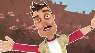 Hello Neighbor Pre Alpha - Exploring Outside the Map