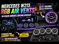 Transform Your Mercedes Interior With RGB Turbine Air Vents