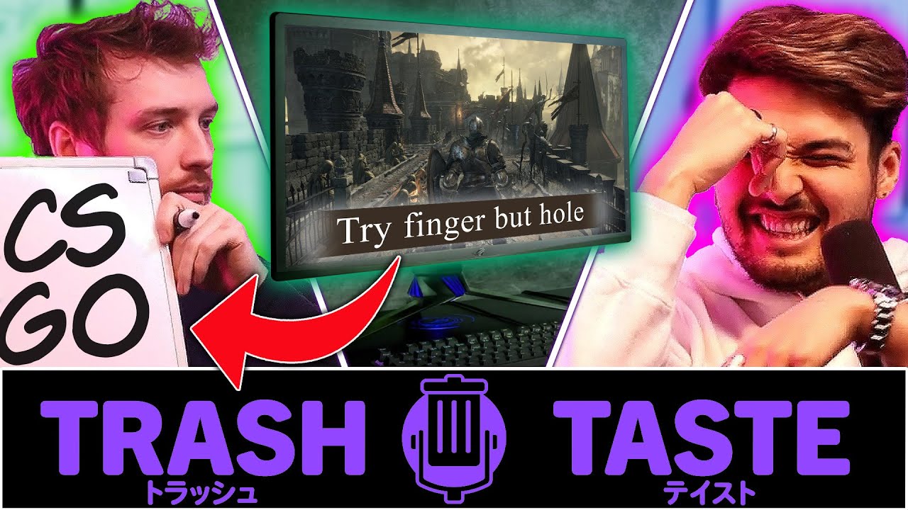 ⁣We Took The ULTIMATE Gamer Test | Trash Taste Stream #23