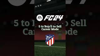 5 Players to Buy & 5 Players to Sell - Realistic Atlético de Madrid Career Mode FC24 #easportsfc24