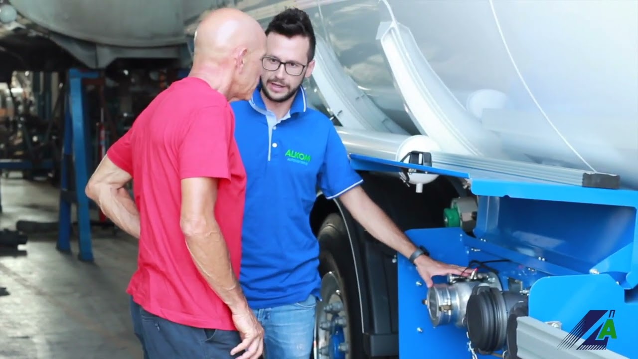 DDCalor Alkom Semirimorchio 2 scomparti carburanti