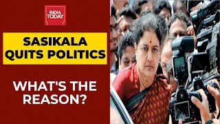 Vk Sasikala Quits Politics Ahead Of Tamil Nadu Assembly Election What Is The Reason  India Today