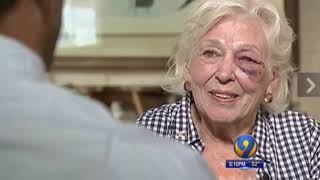 80 yr old woman attacked and robbed