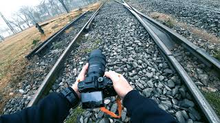 POV - Recorriendo lugares de Laboulaye, provincia de Córdoba, con neblina