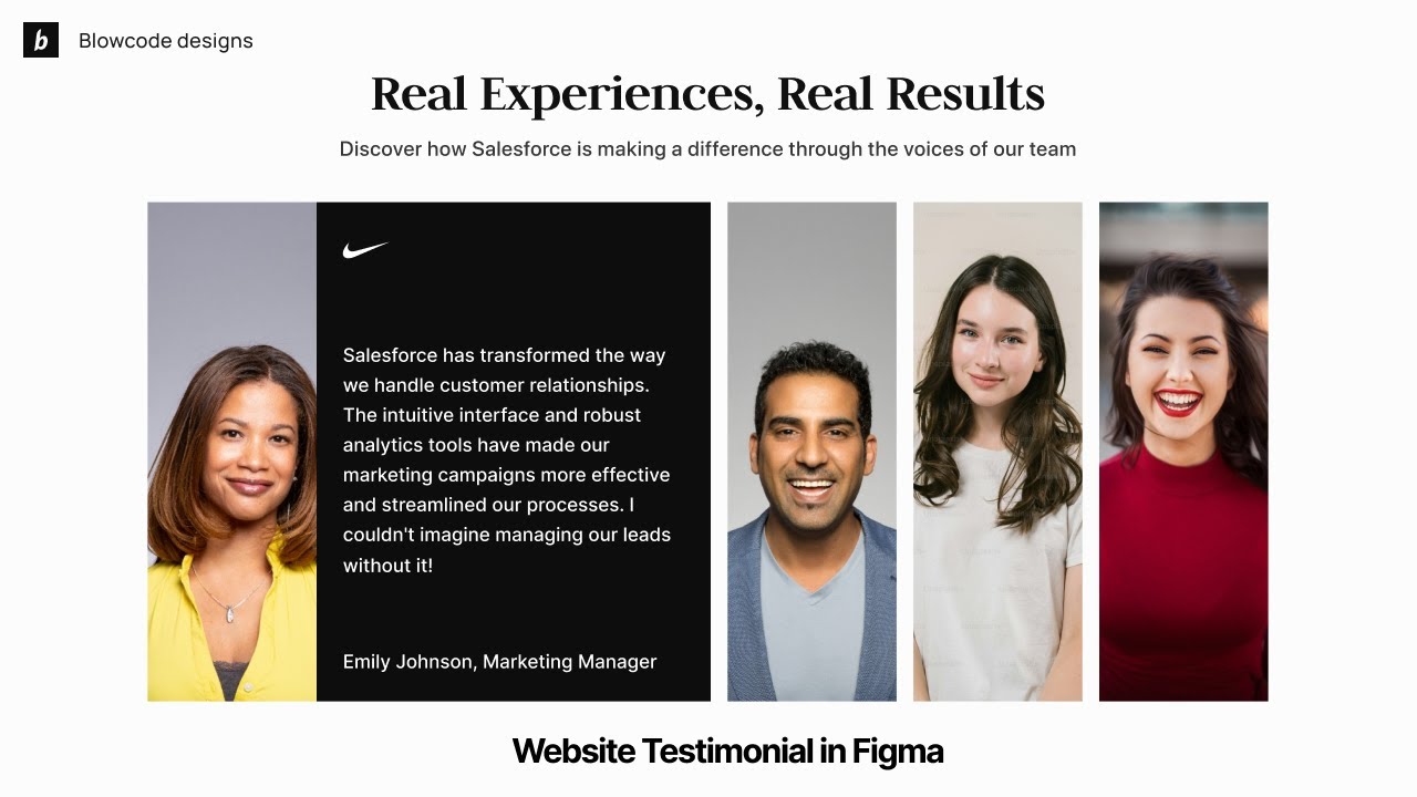 Website Interactive Testimonial in Figma - YouTube
