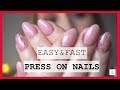 PRESS ON NAILS WITH GEL NAIL POLISH