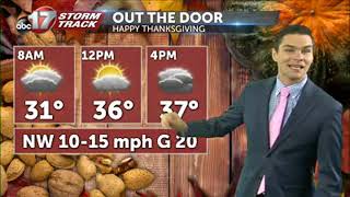 November 24th Morning Weather Video News