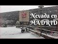 Nevando en Madrid