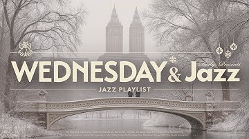 𝗣𝗹𝗮𝘆𝗹𝗶𝘀𝘁 | 센트럴파크에 내리는 하얀 눈, 동화 같은 수요일의 겨울 재즈 ❄️ | #NoAImusic | Wednesday Jazz