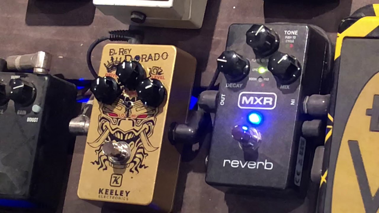 Keeley El Rey Dorado Plexi Pedal Demo Eruption YouTube