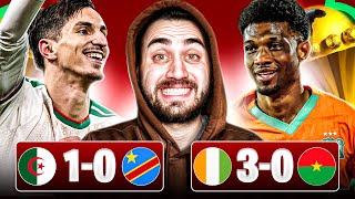 Algeria Late Winner vs DR Congo | Cote d'Ivoire Destroy Burkina Faso | AFCON RECAP