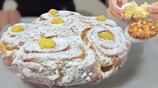 TORTA DI ROSE alla CREMA sofficissima PASTA BRIOCHE e CREMA PASTICCERA screenshot 5