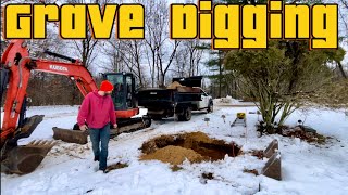 'Grave Digging in the Snow: How to Dig a Grave from Start to Finish'