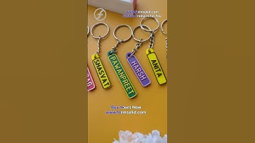 Personalized Keychains 💫😻. Get it from formsolid.com. Check the link given in the comment 👇