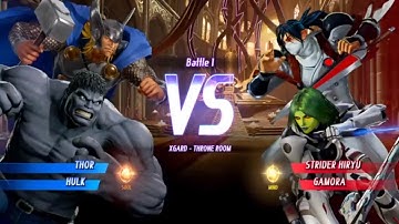 MARVEL VS. CAPCOM: INFINITE Thor,Hulk Requested Gameplay In Arcade Mode